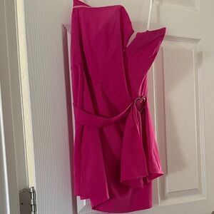Superdown Women's Fuchsia Dress with Heart Buckle size small